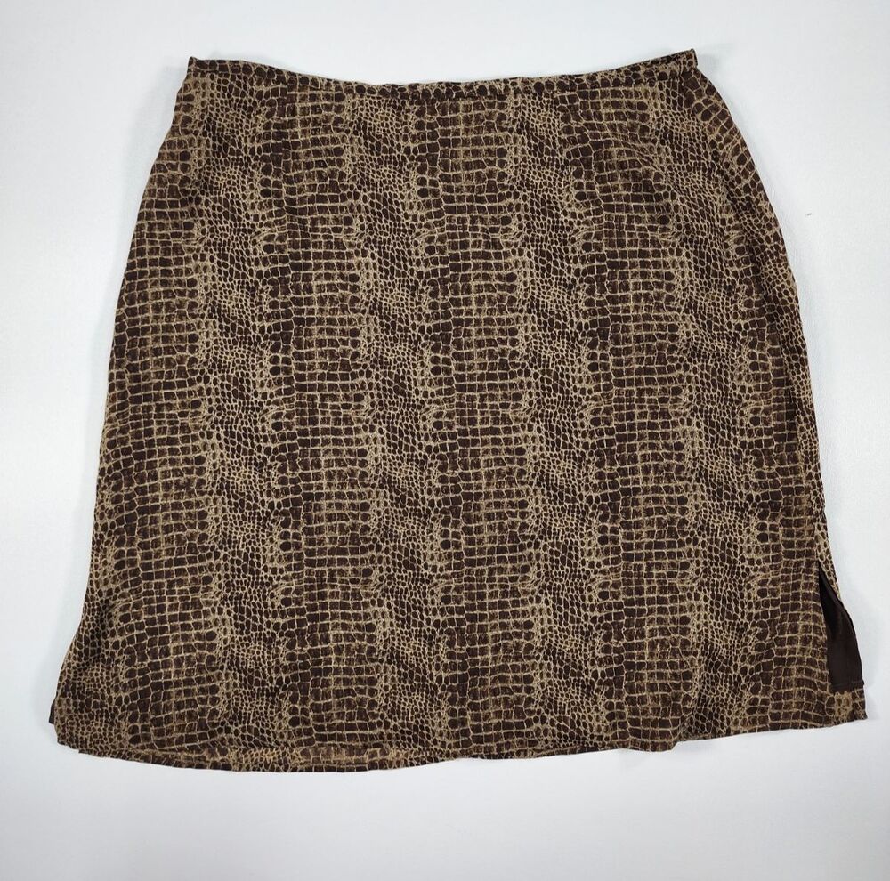 First Issue Liz Claiborne Skirt Women's Size 18 Crocodile Pattern